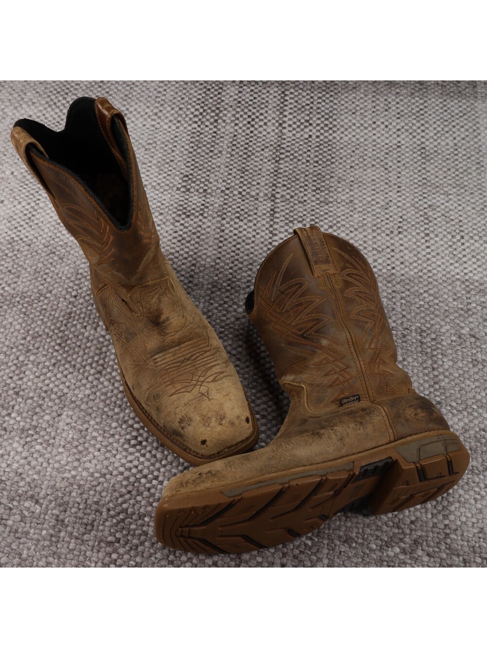 Irish Setter Marshall Work Boots Mens 10 D Waterproof Steel Toe Brown 83912 WORN